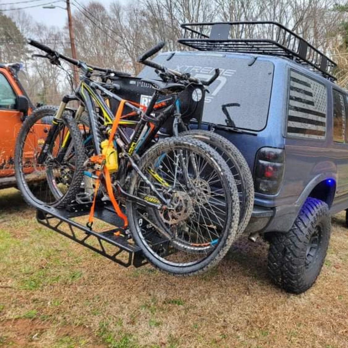 2" Hitch Swing-Away Cargo Carrier & Bike Rack | rucRak GUNNY