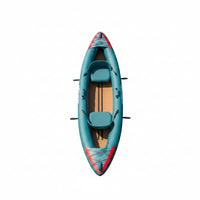 Coaster Single & Tandem Inflatable Kayak for Adults - Blow up Kayak, 220 & 440Lb Capacity, Portable Lightweight Kayak with Paddle, Pump & Carry Bag