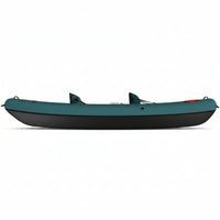 Coaster Single & Tandem Inflatable Kayak for Adults - Blow up Kayak, 220 & 440Lb Capacity, Portable Lightweight Kayak with Paddle, Pump & Carry Bag