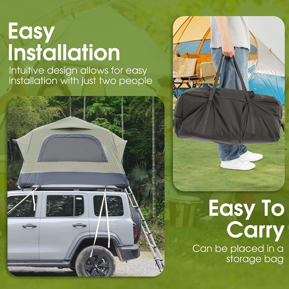 Inflatable Rooftop Tent for Car