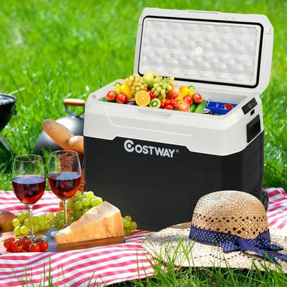 42 QT Portable Dual-Zone Car Refrigerator