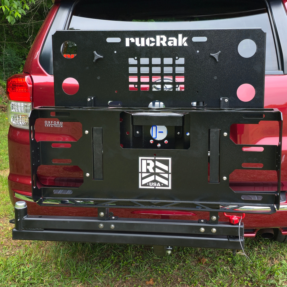 2" Hitch Swing-Away Cargo Carrier & Bike Rack | rucRak GUNNY