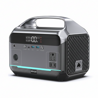 Portable Power Station Built for Outdoor Adventures, 600W Output, 90000mAh LiFePO4 Battery, Car Charging