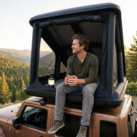 Rooftop Tent Hard Shell, Roof Top Tent Hardshell for Truck Car Jeep SUV Van, Waterproof Rooftop Tent for Camping — Lifestyle